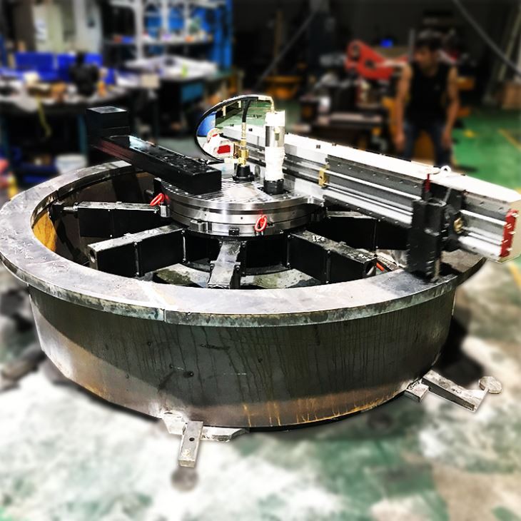 대형 휴대용 플랜지 가공 공구