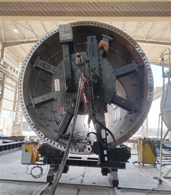 풍차 발전기 플랜지 열교환기 씰 표면 수리 기계 수선 터닝 기계